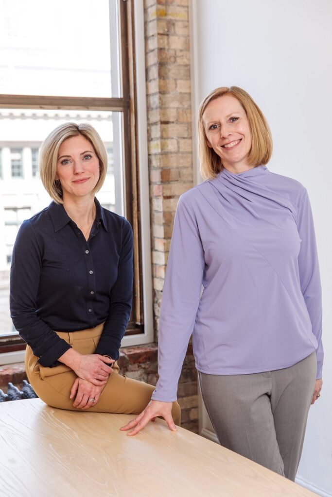 Photograph of Dani Witte CEO and Jenny Threestars COO